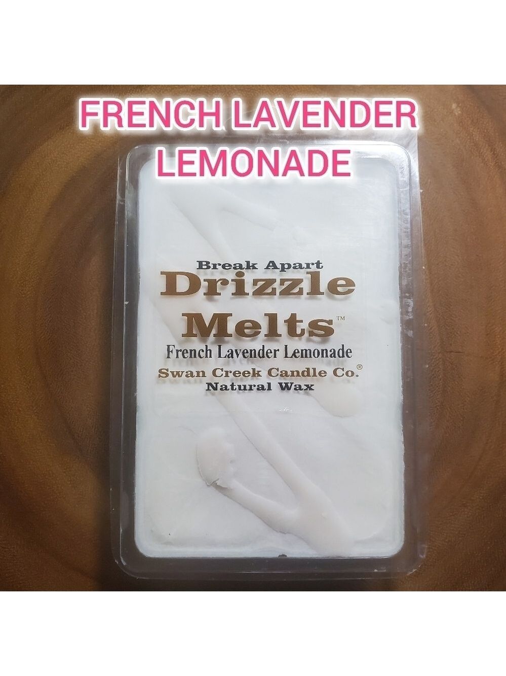 FRENCH LAVENDER LEMONADE by SWAN CREEK CANDLE CO Drizzle Melts Natural Soy Wax